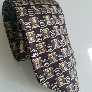 ROBERT Talbott Burgundy 100%‎ Silk Italian Tie